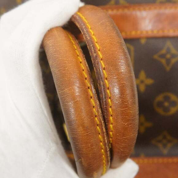 LOUIS VUITTON Brown Monogram Keepall 50 Boston Bag